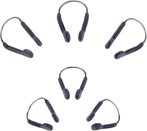 مشابك الأنف الواقية للتدريب على السباحة من جوفيتيك للبالغين والأطفال والمبتدئين في السباحة، مقاسين (رمادي، 6 قطع) in Kuwait