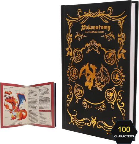 تقويمات مكتب دليل Pokenatomy - الرفيق النهائي لدراسة علم الأحياء Po-ke، طباعة عالية الدقة، 200 صفحة تغطي 100 شخصية كلاسيكية، هدايا عيد ميلاد تعليمية لمحبي الأطفال والكبار in Saudi Arabia