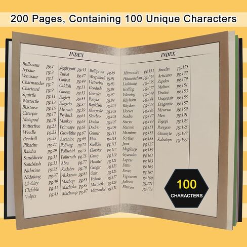 تقويمات مكتب دليل Pokenatomy - الرفيق النهائي لدراسة علم الأحياء Po-ke، طباعة عالية الدقة، 200 صفحة تغطي 100 شخصية كلاسيكية، هدايا عيد ميلاد تعليمية لمحبي الأطفال والكبار in Saudi Arabia