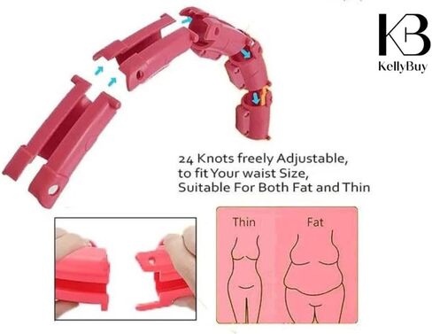 طوق هولا هوب الموزون من إنفينيتي هوب للمتعة واللياقة البدنية - فقدان الوزن 24 عقدة قابلة للفصل ووزن قابل للتعديل، كرة دوارة أوتوماتيكية للبطن، معدات لياقة بدنية للبالغين والأطفال - حل كامل للتمرين in Kuwait