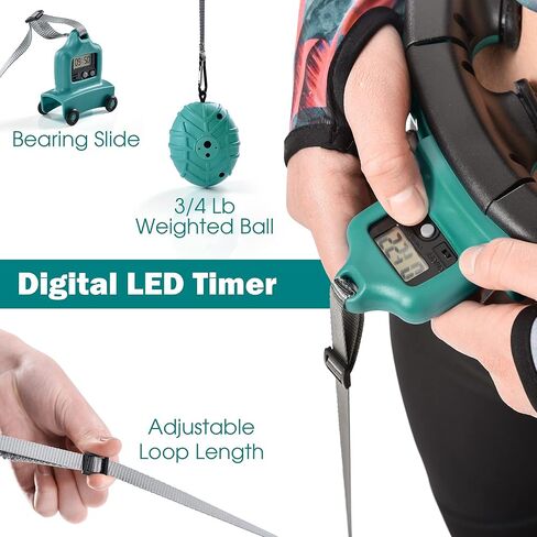 Smart Weighted Hula Hoop for Adults Weight Loss– Fully Adjustable with Detachable Knots – 2 in 1 Abdomen Fitness Massage Infinity Hoops in Kuwait