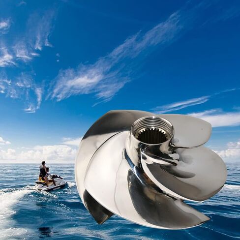 دافعة جت سكي 159 ملم OEM: SRZ-CD-15/21A Fit Sea-Doo Jet-Ski GTX LTD is 255 /GTX LTD is 260(2009-New)/RXP-X 255/RXP-X 260(2009-2015) مروحة جت سكي 4- شفرات مصقولة in Kuwait