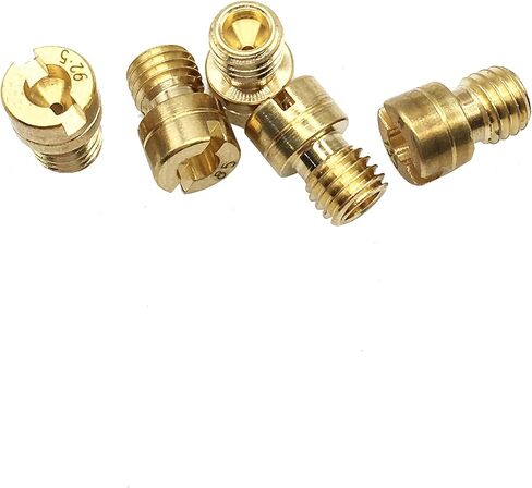6 مللي متر رأس مستدير جيت رئيسي Mikuni BSR carb N102/221 طائرات عالية السرعة Bandit250 Start jet لـ YM SV650 Kawasaki KSF(#122.5#125#127.5#130#132.5) in Saudi Arabia