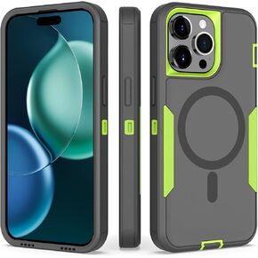 Designed for iPhone 14 Pro Max Case, Strong Magnetic, Compatible with MagSafe, Dual Drop Protection, Dustproof, Non Fading, Non Yellowing, Matte Anti Slip,for Men and Women, Purple Rose