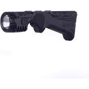 Viridian Weapon Technologies 4LUX 2K Duo Angled Flashlight, 2,000 Lumens with Integrated Light and Green Laser Rechargeable by Safe Charge. Laser Class IIIA ＜5mW (Less Than 5mW).