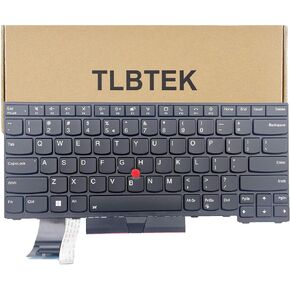 TLBTEK Black Keyboard Replacement Compatible with Lenovo IBM ThinkPad L14 Gen 1 Gen 2 Series Laptop 5N20W67850 5N20W67796 5N20W67832 5N20W67760 5N20W67724 5N20W67688 5N20W67652