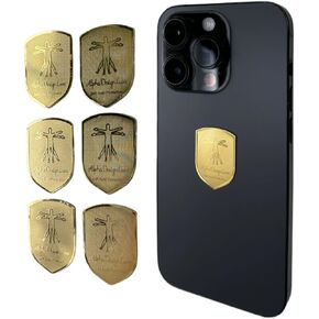 24K Gold Protection Sticker Mobile Phone Blocker Health Shield for Smartphones Phone Safety Sticker Blocking Technology Accessories