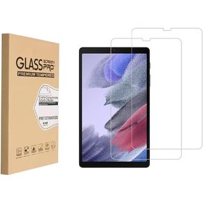 واقي شاشة لجهاز Samsung Galaxy Tab A7 Lite (8.7 بوصة) طبقة من الزجاج المقوى مضادة للخدش، خالية من الفقاعات، عالية الوضوح (عبوة من قطعتين) in Kuwait