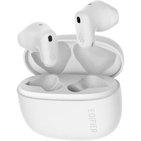 Edifier X1 Lite True Wireless Earbuds, Bluetooth 5.4 Earphones with 26 Hours Playtime Single Mic AI for Clear Calls, IP54 Sweat Resistant Low Latency Headphones Supports Fast Charging (White)