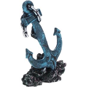 1pc Pool Ornaments Home Décor Sailboat Ornament House Ornaments Beach Table Ornament Nautical House Decoration Fish Tank Ruins Chic Home Decor Aquarium Ornament Aquarium Habitat