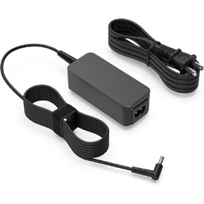 45W Charger Fit for HP 17-by4013dx 17-by3021dx 17-by4061nr 17-by1022cl 17-by0054cl 17-by3652cl 17-by0014cy 17-by1971cl 17-by1955cl 17-by1956cl 17-by1953cl Laptop Power Cord Supply AC Adapter