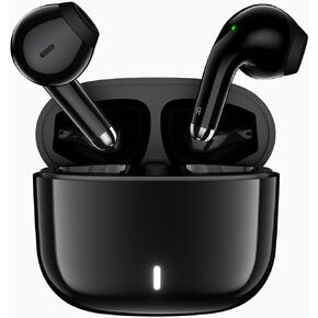 5.3 Wireless Earbuds for iPhone 16 15 Pro Max,Samsung S24 S23 S22 Ultra Flip Fold,Noise Canceling Bluetooth Headphones Stereo in-Ear Earphones Gaming Ear Buds Mic Deep Bass for Pixel OnePlus, Black