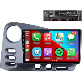 [2+32G] Android 13 Car Stereo Radio Compatible for Toyota Matrix PontiacVibe 2003-04 9" Touchscreen Wireless Carplay w/Android Auto GPS Bluetooth FM Radio WiFi Multimedia Player w/AHD Backup Camera