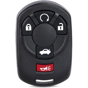 Smart Car Key Fob Keyless Entry Transmitter Remote Control 5 Buttons Replacement for Cadillac STS 2005 2006 2007 FCC ID:M3N65981403 ID46 Chip