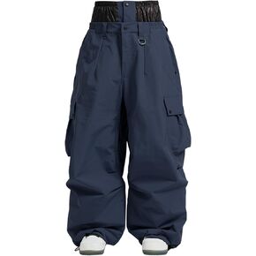 Women Snowboard Pants Snow Super Baggy Insulated Winterproof Waterproof Loose Ski Pants Outdoor
