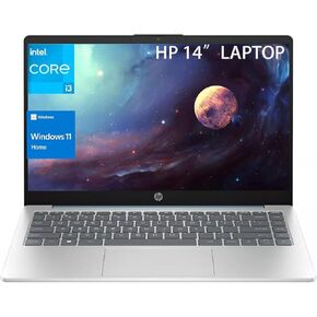 HP 14 Inch Laptop for School& Student, HD 1366 x 768 Display, Intel Core i3-N305(Up to 3.8GHz), Intel UHD Graphics, Wi-FI 6, Bluetooth 5.3, Windows 11 Home, Blue (16GB RAM | 512GB SSD)