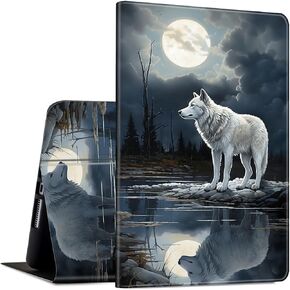 Case for Amazon Kindle Fire Max 11 Tablet (13th Gen, 2023 Release) 11" PU Leather Slim Folding Adjustable Stand Smart Cover with Auto Wake/Sleep for Fire 11 Max Tablet,Library Bookshelfs