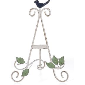 12.2" Tall Metal Picture Frame Stand, Decorative Picture Easel Photo Stand, Heavy Duty Picture Holder Stand for Table Display