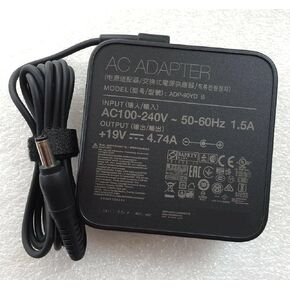 19V 4.74A 90W ADP-90YD B AC Adapter Charger Compatible for Asus K55A K55N K501UX K53E Q550L U56E A55A K751L A450J A450VC X53E X551M X555LA K550D A55V Laptop Power Supply Cord