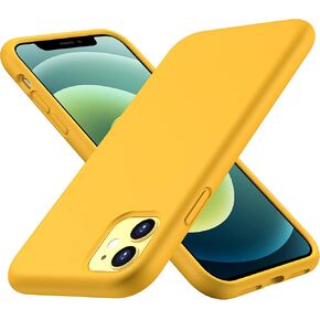 CellEver Heavy-Duty Silicone Case for iPhone 11 - Military Drop Protection, Elevated Screen & Camera Protection, Scratch-Free Interior, Bright Red