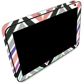 MightySkins Skin for Amazon Echo Show 8 (Gen 1) - Purple Chevron | Protective Viny wrap | Easy to Apply and Change Style | Made in The USA