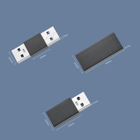 USB C 3.1 Adpter, 3Styles of USB C 3.1 to USB C Adapters-USB C Male to Male,C Female to Female,C Male to Female-Type C Adpter Compatible with MacBook,Nintendo Switch,Thunderbolt3 and More in Kuwait