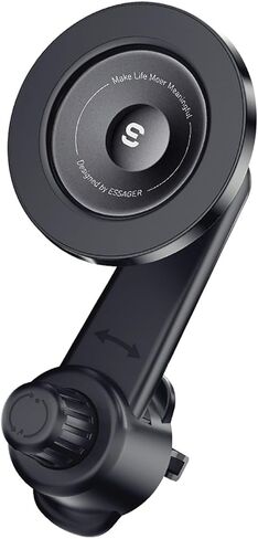 حامل هاتف السيارة المغناطيسي من ESSAGER، لحامل السيارة MagSafe، حامل الهاتف الخلوي بفتحة تهوية بدوران 360 درجة متوافق مع iPhone 15 14 13 12 Pro Max MagSafe ملحقات السيارة in Kuwait