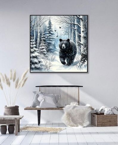 CHWGLFGG Halloween Diamond Art Kits for Adults Beginners, DIY 5D Full Round Drill Diamond Painting Kits Witch and Black Cat, Paint by Diamonds Dot Gem Art Crystal Easy,Home Wall Decor 12 X 16 Inch in Saudi Arabia