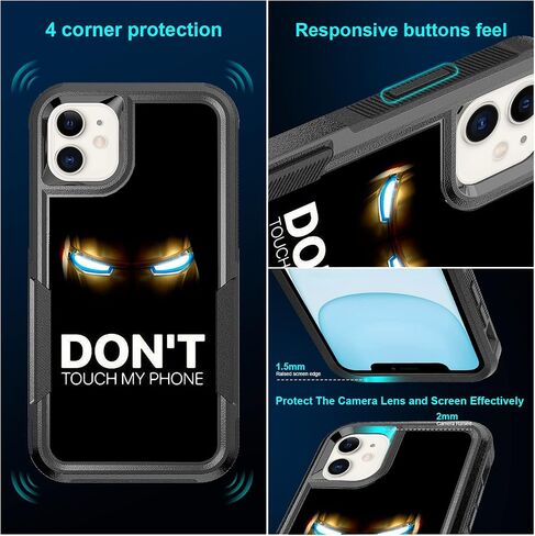 Case for iPhone 11, Gaming Controller Video Game Player Pattern Shock-Absorption Hard PC and Inner Silicone Hybrid Dual Layer Armor Defender Case for iPhone 11 in Saudi Arabia