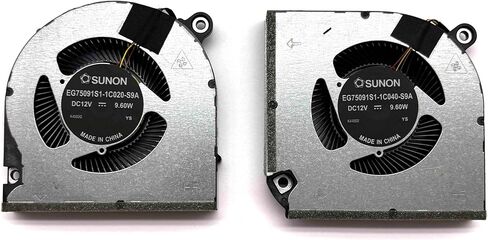 New Genuine CPU+GPU Cooling fan Replacement for Acer Nitro V 15, ANV15-51, P/N: 23.QNAN7.001 23.QNAN7.002 in Saudi Arabia