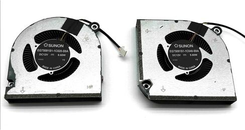 New Genuine CPU+GPU Cooling fan Replacement for Acer Nitro V 15, ANV15-51, P/N: 23.QNAN7.001 23.QNAN7.002 in Saudi Arabia