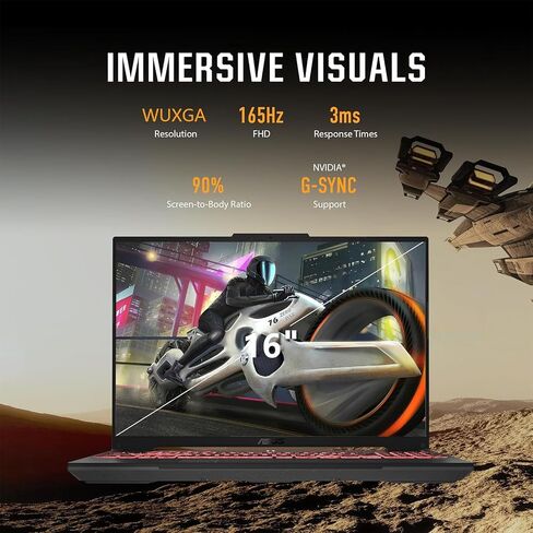 ASUS-TUF A16-Gaming Laptop-AMD Ryzen 9 7940HX Beat i9-14900HX - RTX 4060-16" WUXGA Display 165Hz - G-SYNC - RGB Backlit Keyboard - Windows 11 - HDMI Cable - 2024 (32GB DDR5 RAM |1TB PCIe SSD) in Saudi Arabia