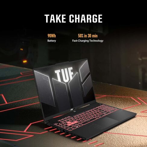 ASUS-TUF A16-Gaming Laptop-AMD Ryzen 9 7940HX Beat i9-14900HX - RTX 4060-16" WUXGA Display 165Hz - G-SYNC - RGB Backlit Keyboard - Windows 11 - HDMI Cable - 2024 (32GB DDR5 RAM |1TB PCIe SSD) in Saudi Arabia