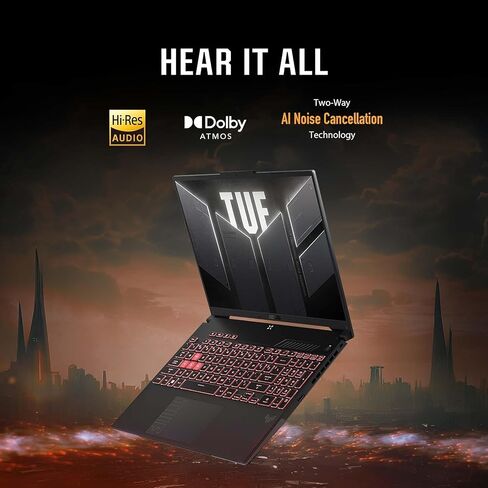 ASUS-TUF A16-Gaming Laptop-AMD Ryzen 9 7940HX Beat i9-14900HX - RTX 4060-16" WUXGA Display 165Hz - G-SYNC - RGB Backlit Keyboard - Windows 11 - HDMI Cable - 2024 (32GB DDR5 RAM |1TB PCIe SSD) in Saudi Arabia