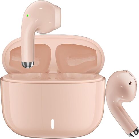 5.3 Wireless Earbuds for iPhone 16 15 Pro Max,Samsung S24 S23 S22 Ultra Flip Fold,Noise Canceling Bluetooth Headphones Stereo in-Ear Earphones Gaming Ear Buds Mic Deep Bass for Pixel OnePlus, Black in Kuwait