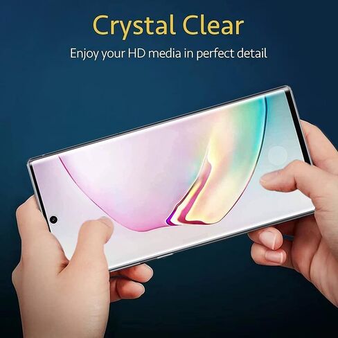 واقي شاشة Galaxy Note 10، عبوتان من واقي الشاشة الزجاجي المقوى 【2+2 Pack】 عبوتان من واقي عدسة الكاميرا، واقي شاشة من الزجاج المقوى بقوة 9H لهاتف Samsung Galaxy Note 10 in Kuwait