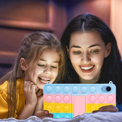 حافظة Boaretiu لجهاز iPad الجيل العاشر مقاس 10.9 بوصة - لطيفة للنساء والفتيات وناعمة ومضحكة وجميلة للأطفال والمراهقين والأولاد، غطاء Kawaii عصري بتصميم فريد من نوعه حالات جمالية in Kuwait