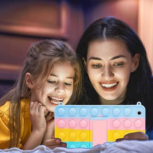 حافظة Boaretiu لجهاز iPad الجيل العاشر مقاس 10.9 بوصة - لطيفة للنساء والفتيات وناعمة ومضحكة وجميلة للأطفال والمراهقين والأولاد، غطاء Kawaii عصري بتصميم فريد من نوعه حالات جمالية in Kuwait