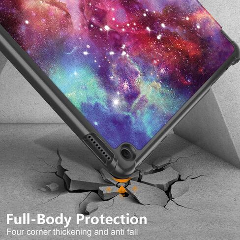 Case for Amazon Fire HD 10 Tablet 10.1" Inch Display (13th Generation, 2023 Released) - Lightweight Tri-fold Stand Cover Case + 1 Screen Protector and 1 Stylus (Forest Dusk) in Saudi Arabia