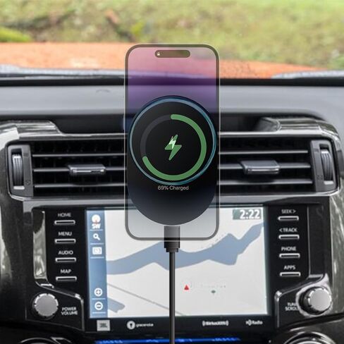 for MagSafe Civic Mount Charger, Exclusive fits for 2022-2025 Honda Civic, Compatible with iPhone 15/14/13/12/Mini Series, Intelligent Heat Dissipation Fast Charging 15W in Saudi Arabia