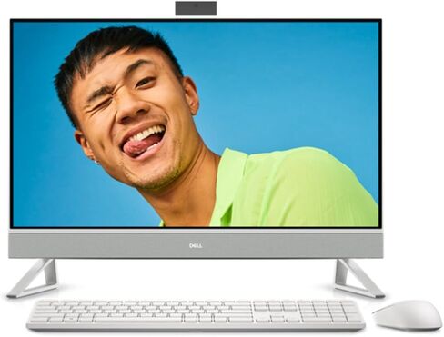 Dell Inspiron 7710 AIO (2022) | 27" 1920x1080 FHD | Core i7-1255U - 1TB SSD + 1TB HDD Hard Drive - 32GB RAM - Nvidia GeForce MX550 | 10 cores @ 4.7 GHz - 2GB GDDR6 Win 11 Pro White (Renewed) in Saudi Arabia