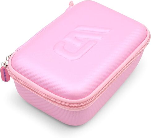 حافظة كاميرا CASEMATIX باللون الوردي متوافقة مع كاميرا Kidizoom Camera Pix Plus وكاميرا Dragon Touch الفورية وملحقات ألعاب الكاميرا - تتضمن الحافظة فقط in Kuwait