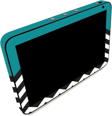 MightySkins Skin for Amazon Echo Show 8 (Gen 1) - Purple Chevron | Protective Viny wrap | Easy to Apply and Change Style | Made in The USA in Saudi Arabia