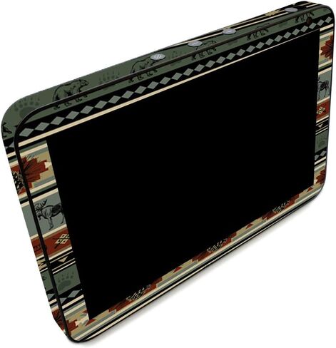 MightySkins Skin for Amazon Echo Show 8 (Gen 1) - Purple Chevron | Protective Viny wrap | Easy to Apply and Change Style | Made in The USA in Saudi Arabia