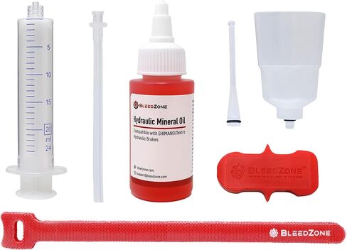 Bleed Kit for Shimano Hydraulic Road Gravel Mountain Bike Brakes with 60ml Mineral Oil in Kuwait