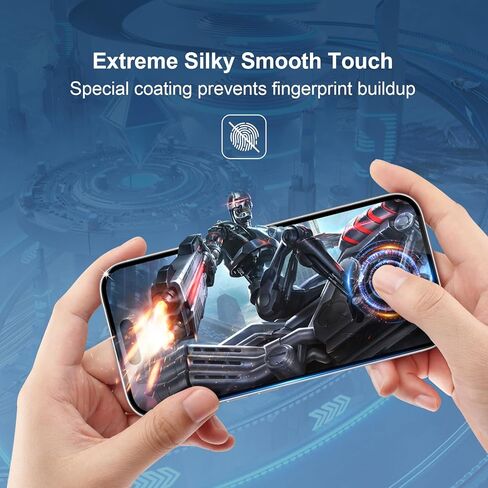 2+3 واقي شاشة لهاتف iPhone 15 مع 3 عبوات من الأفلام الواقية للشاشة من الزجاج المقوى و2 واقي عدسة الكاميرا [صلابة 9H] [خالية من الفقاعات] طبقة واقية in Kuwait