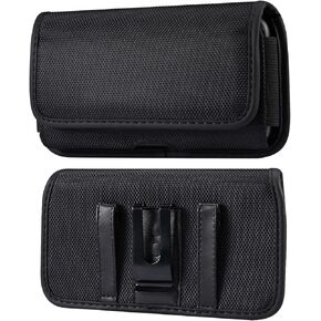 Cell Phone Holsters for Men, Cell Phone Waist with Belt Clip, Multi-Purpose Phone Belt Pouch Mobile Phone Pack Tool Holder Tactical Phone Holster Carrying Case, Men's Waist Pocket for Hiking & Rescue