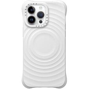 CASETiFY Ripple Case for iPhone 15 Pro Max [Silicone / 6.6 ft. 2X Military Grade Drop Protection/Compatible with Magsafe] - Periwinkle