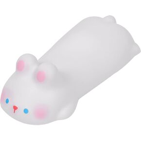 CHUYI Ergonomic Wrist Rest for Mouse, Cute Cat Shape Wrist Pillow Mouse Non-Slip Cushion for Wrist, Mini Wrist Support Soft Small Pad for Office Decompression Relexing Rebound Tools (Grey)