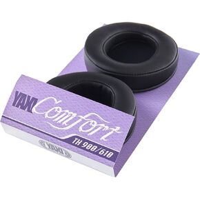 وسادات أذن YAXI Comfort TH900/TH610/TH600/TH-X00 (زوج واحد من الكانتارا + زوج واحد من الجلد)